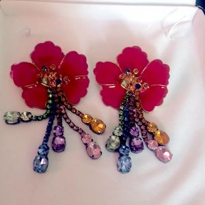 Floral earrings